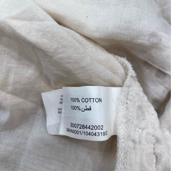 Bombay Paisley embroidered cotton top size XS - Picture 4 of 4